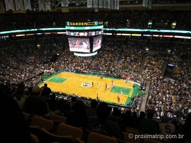 Um jogo de basquete nos EUA: Próxima Trip em Boston!